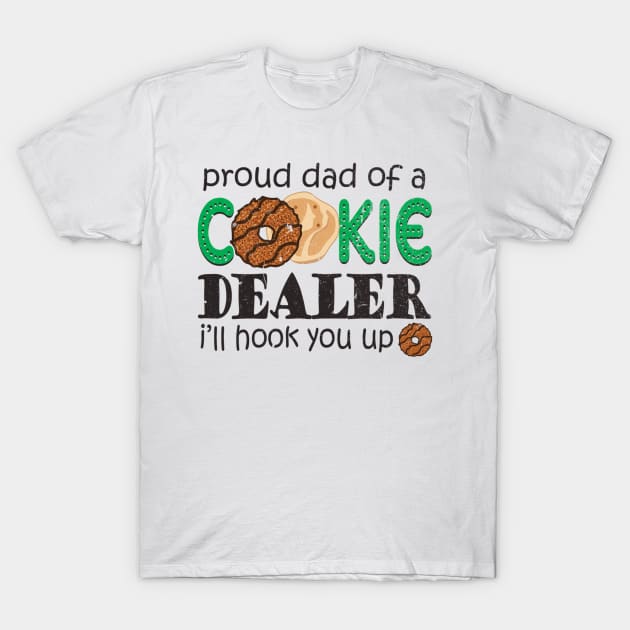 Proud Mom Of A Cookie Dealer T-Shirt by Palette Harbor